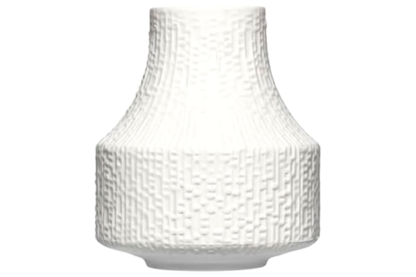 Iittala  Ultima Thule vas av keramik, i färgen vit, storlek: 8,5 x 8,5 x 9,5 cm, 1069240