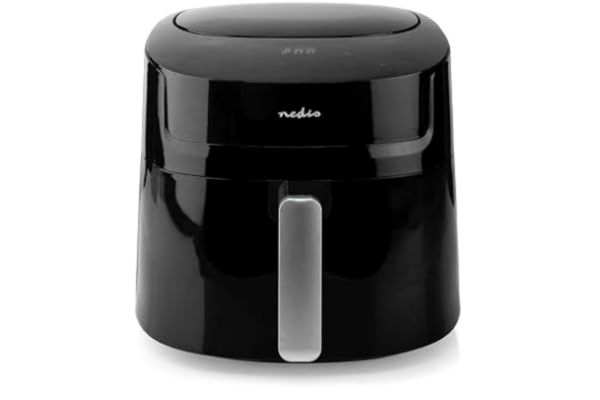 Nedis Heißluft Friteuse | 7,2 l | Timer: 240 min | Anzahl voreingestellter Programme: 8 | Digital | Schwarz