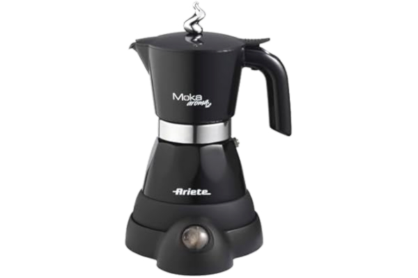 Ariete  1358 Moka Aroma, elektrisk espressomaskin, 480 W, 2/4 esorikopp, svart