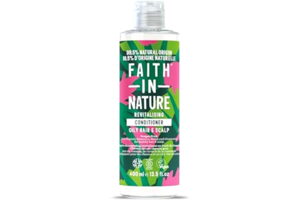 Faith in Nature Faith In Nature naturlig drakfrukt-balsam, vitaliserande, vegansk och fri från djurförsök, utan SLS eller parabener, för alla hårtyper, 400 ml