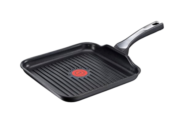 Tefal  C6200202 Pan met Titanium Insert, 4,5 mm Inductie Base, Thermospot Temperatuurindicator, Zwart, Titanium, Zwart, One Size