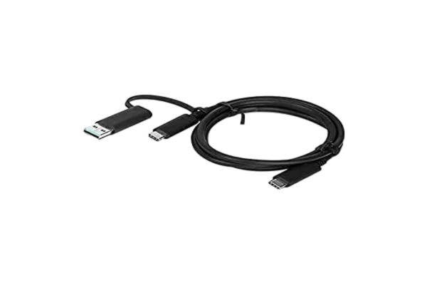 Goobay Lenovo HYBRID USB-C med USB-A, 4X90U90618, schwarz, 3ft