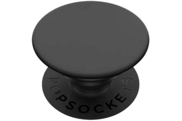 PopSockets  PopGrip - Hopfällbar Stativ och Grepp för Smartphone och Surfplatta med en Swappable PopTop - Black