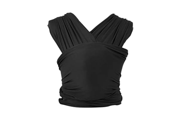Ergobaby  Aura Baby Wrap Pure Black One Size