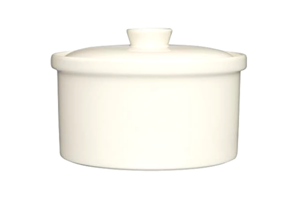 Iittala  Teema kastrull med lock, 2,3 l – vit, vitroporcellan, ugn, frys, diskmaskin och mikrovågsugn säker