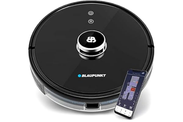 Blaupunkt  Bluebot XTREME - LASER - Robot vacuum cleaner with mop function, Smart navigation 360° laser-radar - App + voice control, interactive maps for multiple floors + NO-GO zones – innovation 2021