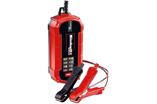 Einhell  Batteriladdare CE-BC 2 M (intelligent batteriladdare med en mikroprocessor-controller för många olika typer av fordonsbatterier, max. 2 ampere, inkl. helisolerade batteriklämmor)
