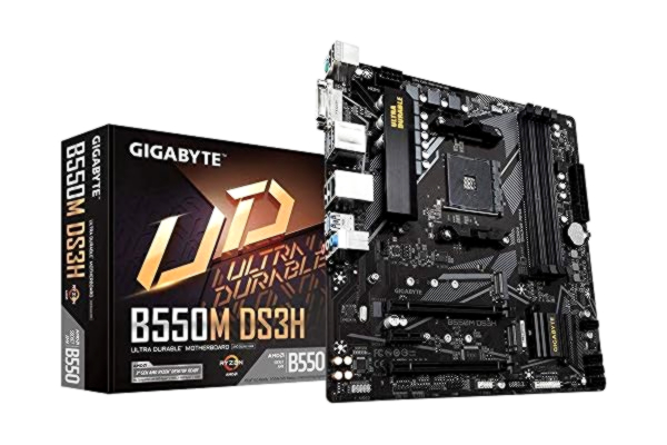 Gigabyte  B550M DS3H mATX Motherboard for AMD AM4 CPUs