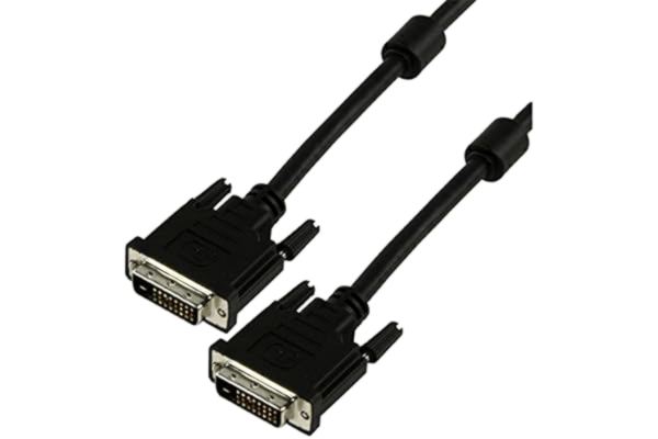 Goobay HQ CABLE-193/5 DVI-D-kabel (dubbellänk, kontaktkontakt, 5 m)