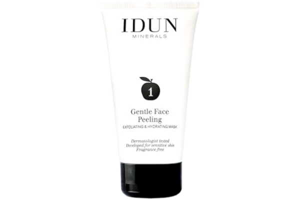Idun Minerals IDUN Minerals Gentle Face peeling, kemisk enzympeeling med AHA-syra. Passar känslig hy. 75milliliters