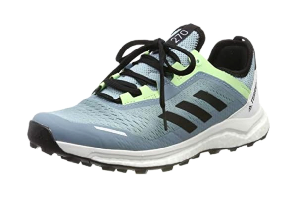 Adidas adidas Terrex Agravic Flow W damskie trenażer, szary - Szary Ash Grey S18 Core Black Glow Green Ash Grey S18 Core Black Glow Green - 42 EU