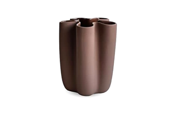 Cooee Design  Tulipa vas 20 cm hasselnöt, keramik, tulpanvas, hasselnötsfärg