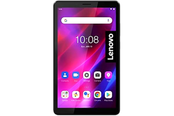 Lenovo  Tab M7 (3e generatie) 17,8 cm (7 inch, 1024x600, SD, WideView, Touch) Android Tablet (QuadCore, 2GB RAM, 32GB eMCP, Wi-Fi, Android 11 Go) grijs