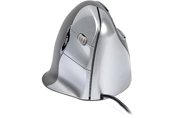 Evoluent Ergonomic Solutions Evoluent Pystyhiiri 4 - Ergonominen hiiri - Optinen - 6 painiketta - Harmaa