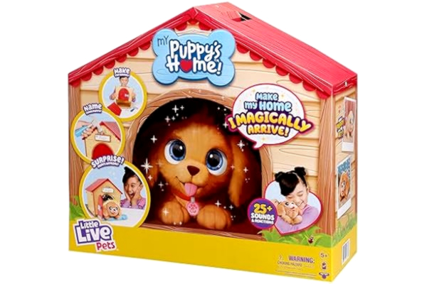 Little  Live Pets 26477 Puppy Hund lekset, Flerfärgad, Elektroniskt och interaktiv leksak