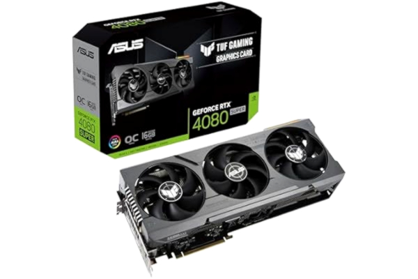 Asus ASUS TUF Gaming GeForce RTX 4080 SUPER 16GB - OC Edition - grafikkort - NVIDIA GeForce RTX 4080 SUPER - 16 GB GDDR6X - PCIe 4.0 - 2 x HDMI, 3 x DisplayPort