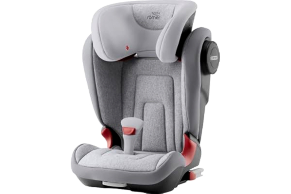 Britax BRITAX RÖMER Siège Auto KIDFIX 2 S, avec Protections Latérales, enfant de 15 à 36 kg (Groupe 2/3) de 3.5 ans à 12 ans, Grey Marble