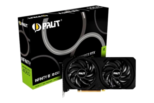 Palit  GeForce RTX 4060 - 8GB GDDR6 RAM - Grafikkort