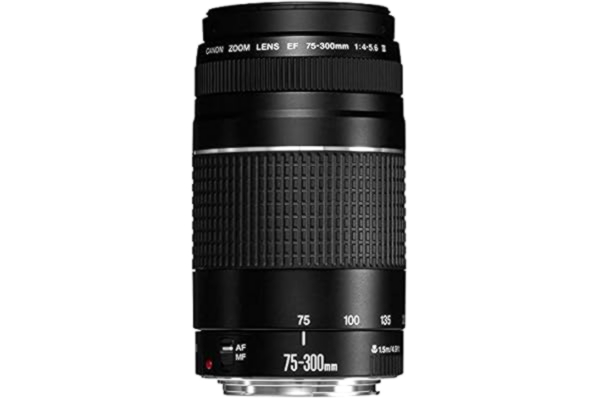 Canon  EF 75-300mm f/4.0-5.6 III SLR Telephoto lens Black