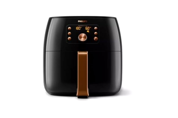 Philips  Premium Collection HD9867 Airfryer XXL - Varmluftsrister - 2.2 kW - dyb sort/kobber