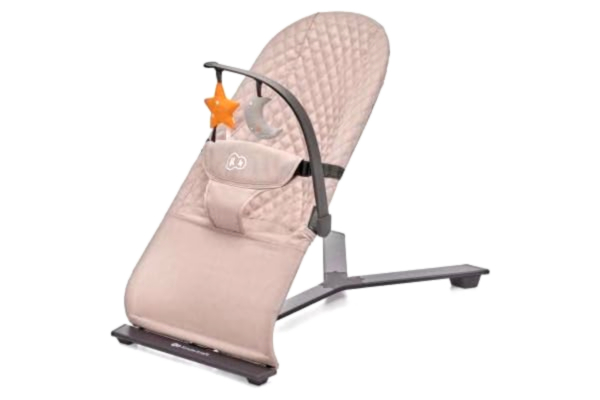 KinderKraft kk Kinderkraft Babysitter MIMI, babygunga, 3 -stegs ryggstödsjustering, snabbt torr material, skandinavisk design, beige