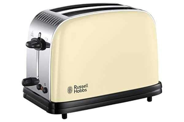 Russell Hobbs  23334 Stainless Steel 2 Slice Toaster, Cream