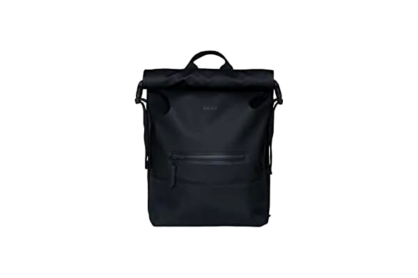 Rains  Buckle ROLLTOP Rucksack Plecak, Dorośli Unisex, 01 Black (Czarny), Rozmiar Uniwersalny