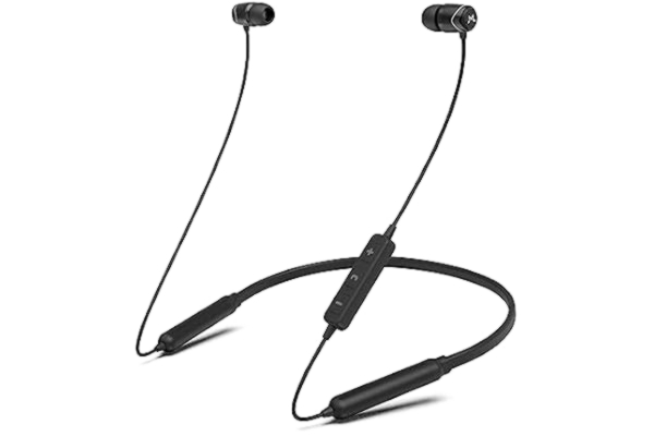 SoundMAGIC Soundmagic Bluetooth nackband hörlurar mikrofon, trådlösa öronsnäckor med 48 timmars speltid, hiFi-stereo bullerisolerande IPX5 vattentäta sporthörlurar