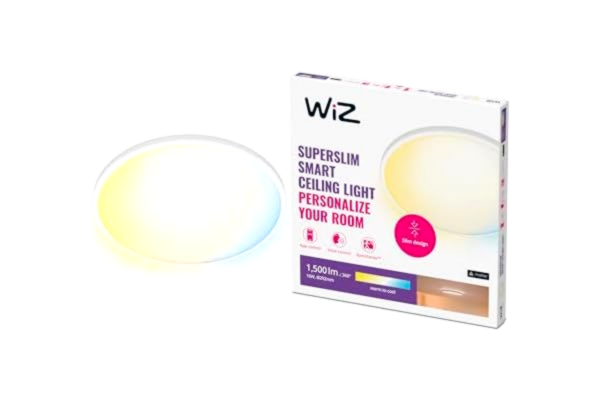 WiZ  SuperSlim Ceiling - Tunable White Takplafond, 16W, Vit, 2700-6500 kelvin, dimbar i kallvitt till varmvitt