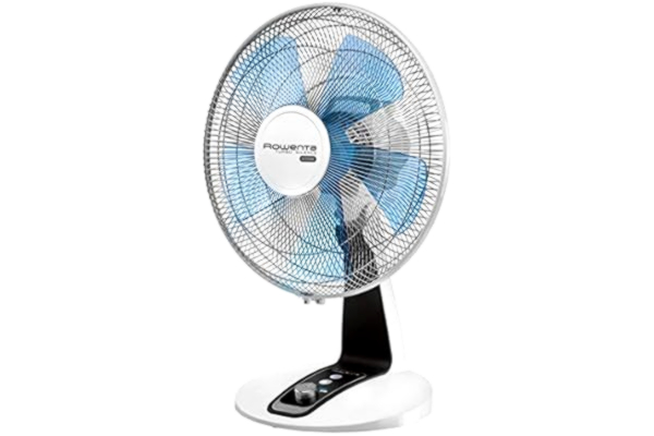 Rowenta  Ventilateur de table 12''/30 cm Turbo Silence Extreme, Débit d'air puissant, Silence extrême, Large diffusion d'air, Fonction Turbo Boost, Poignée intégrée VU2630F0