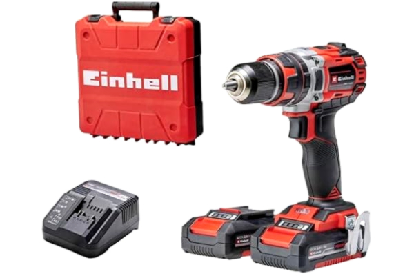 Einhell  Professional sladdlös slagborr TP-CD 18/50 Li-i BL Kit Power X-Change (18 V, borstlös, 50 Nm, slagborrfunktion, inkl. 2 x 2,0 Ah batterier laddare)