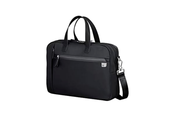 Samsonite  Eco Wave - 15,6 tums bärbar dator med 2 fack, 39 cm, 15,5 L, svart (svart)
