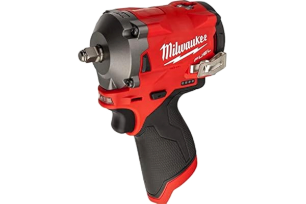 Milwaukee  M12 FIW38-0 Mutterdragare, Röd, Svart, 8.3 x 15.5 x 19.8 cm