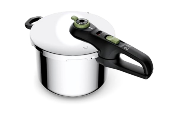 Tefal  YS22Z10, 6 L, Keramisk, Gas, Halogen, Induktion, Forseglet plade, Rustfrit stål, 22 cm, Rustfrit stål, Sort