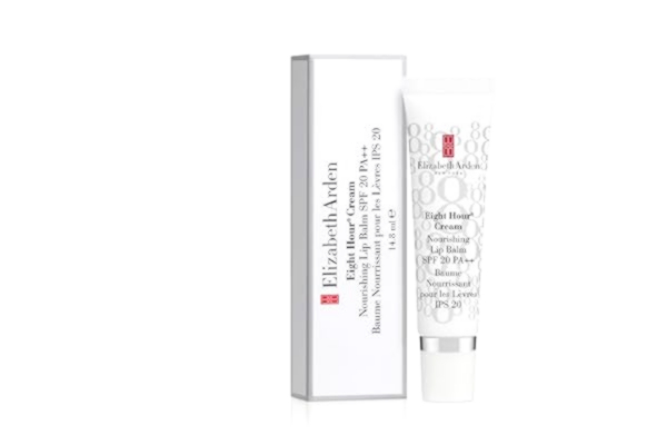 Elizabeth Arden  - Eight Hour Cream – Närande Läppbalsam: Läppbalsam för sammetslena läppar, närande kräm med SPF 20, läppbalsam för intensiv vård, 14,8 ml