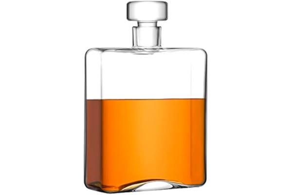 LSA International LSA Cask Whisky avlång karaff 1 L klar | 1 enhet | munblåst & handgjort glas | KC02