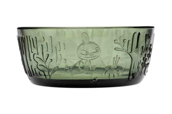 Arabia  Mumin glasskål 12 cm 0,35 L tallgrön