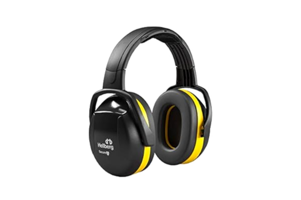Hellberg  Safety 41002-001 Secure 2 pannband hörselskydd, 26 dB NRR, nivå 2-skydd för medium till hög brus, bästa valet för högfrekvensbuller, gUL, L