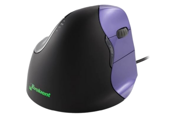 Evoluent  VM4S högerhänt vertikal mus – liten, version 4, svart