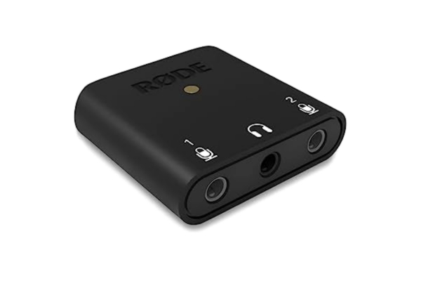 Røde RØDE AI-Micro Ultra-kompakt dubbelkanals ljudgränssnitt för datorer, smartphones och surfplattor