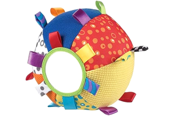 Playgro  Min första museboll, pedagogisk leksak, från 3 månader, Loopy Loops, flerfärgad, 40079