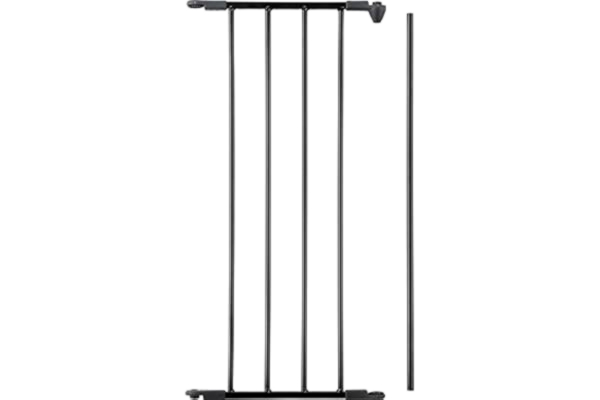 BabyDan Baby Dan dörrskyddsnät/kamskydd/avstängningsrutnät, många storlekar, antracit eller vit – made in Denmark Förlängning (33 cm) antracit