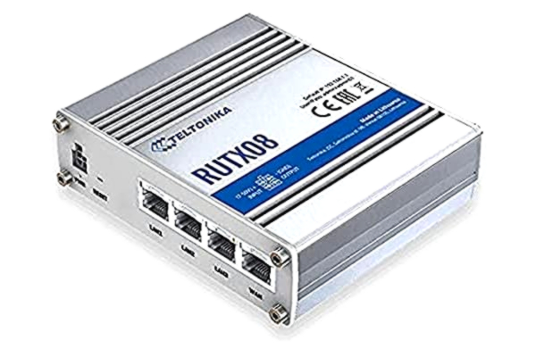 Teltonika  RUTX08 - Router 4-port switch - 1GbE - DIN monterbar på skinne