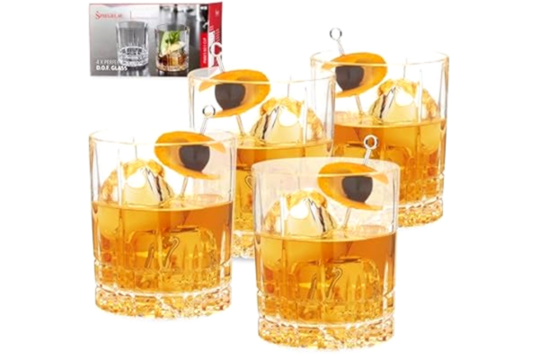 Spiegelau  & Nachtmann, whiskyset i 4 delar, kristallglas, 368 ml, Perfect Serve, 4500176