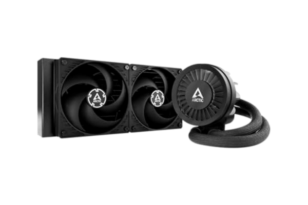 Arctic ARCTIC Liquid Freezer III 240 - Vattenkylning PC, All-in-One CPU AIO vattenkylare, Intel & AMD-kompatibel, effektiv PWM-styrd pump, fläkt: 200-1800 rpm, LGA1851/ LGA1700 kontaktram - Svart