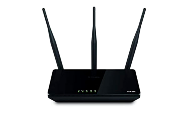D-Link  DIR-809 Wireless Router (AC750 Dual Band, gecombineerde WLAN-bandbreedte tot 750 Mbit/s), Zwart