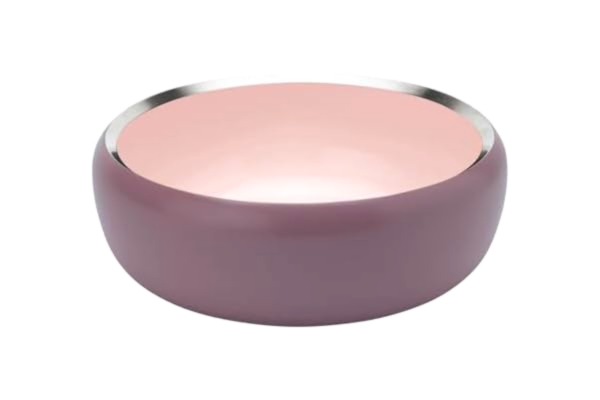 Stelton  - Skål - Ora - Rostfritt stål - Dusty Rose Powder - Diameter 22 cm