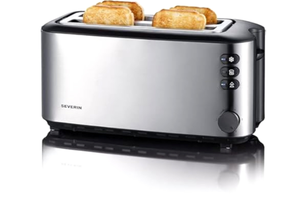 Severin  AT 2509 Toaster edelstahl/schwarz
