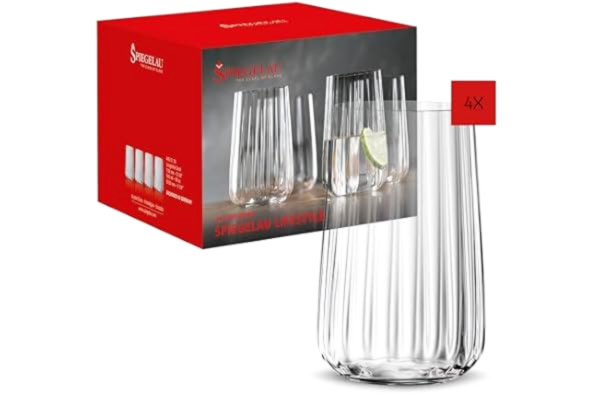 Spiegelau  Lifestyle 4450179 Glas, Genomskinlig, 510 ml x 4 stycken