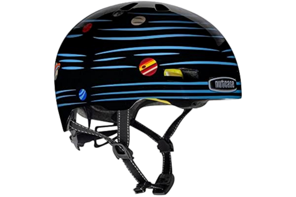 Nutcase  Little Nutty-Defy Gravity (Reflective) Casque Jeunesse Unisexe, Multicolore, S